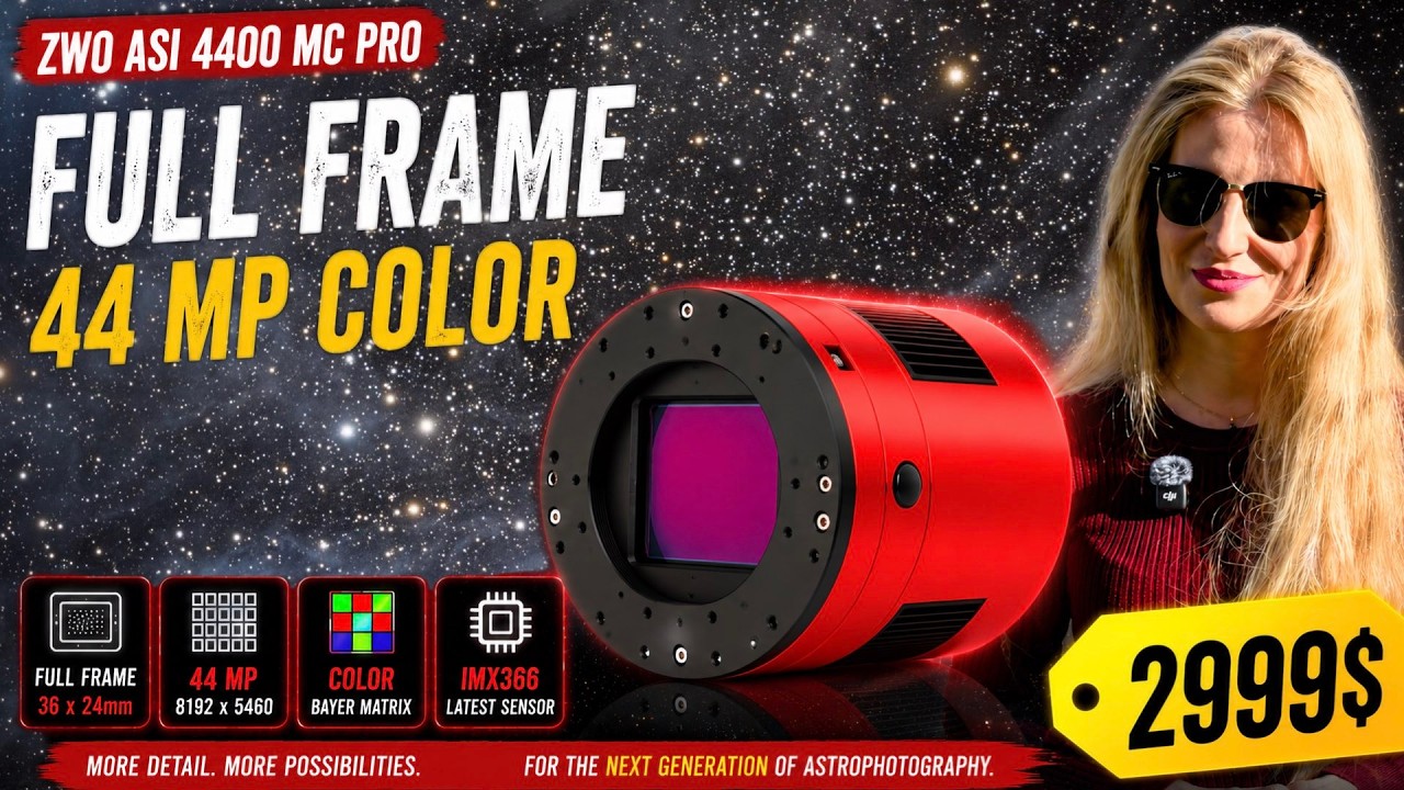 ZWO ASI4400MC Pro — новый вариант полнокадровой камеры, проверенный временем
