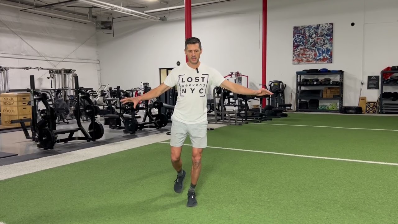 Single Leg Balance on Ball of Foot (knee bent)