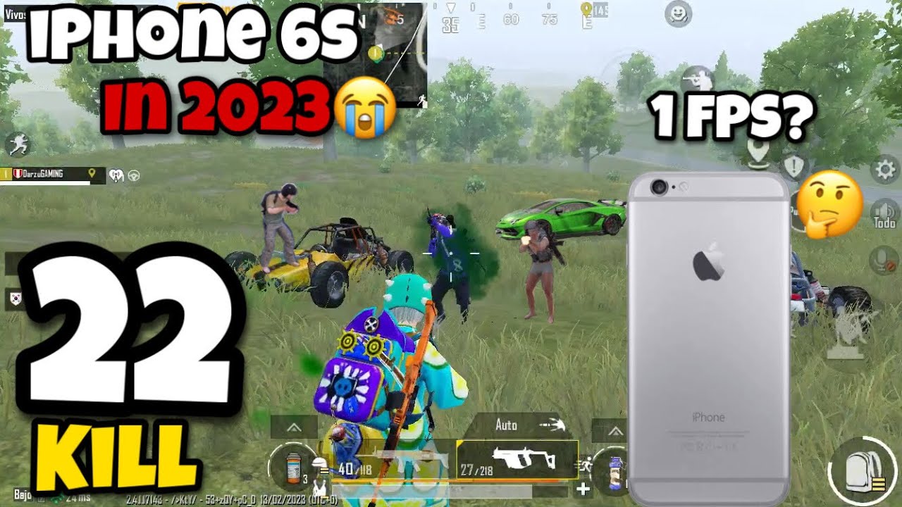IPhone 6s in 2023 ? PUBG Mobile | Solo vs Squad | 60 FPS TEST