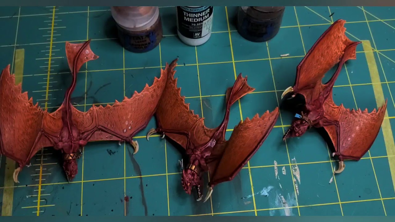 Painting Ripperdactyl Riders!