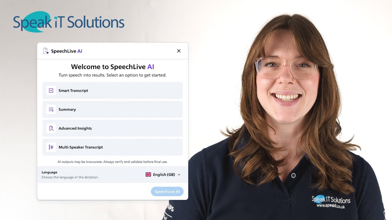 Philips SpeechLive AI - speech recognition that can do more