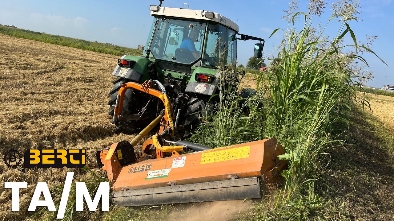CLEANING BANKS AND DITCHES - BERTI SIDE MULCHER TA/M