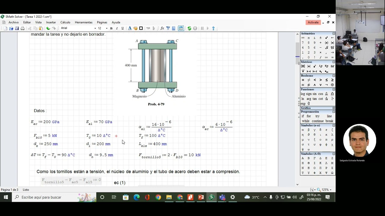 Deformación axial