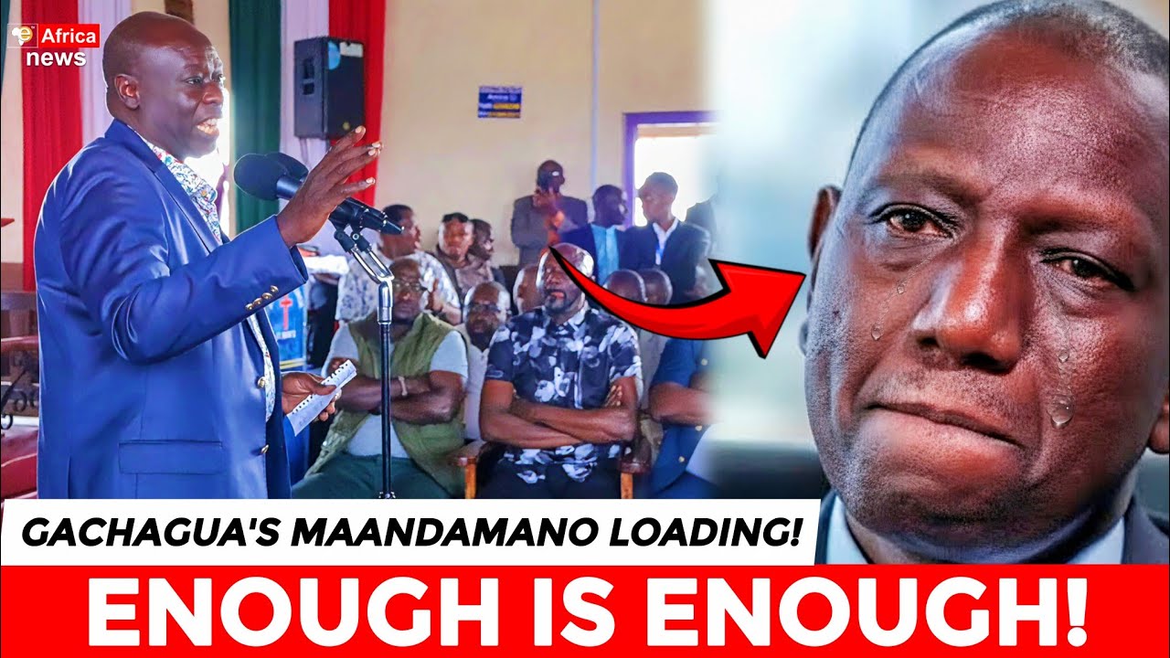 MAANDAMANO loading!: Gachagua ACCUSES RUTO Again. Insists on MAANDAMANO to take Ruto home!