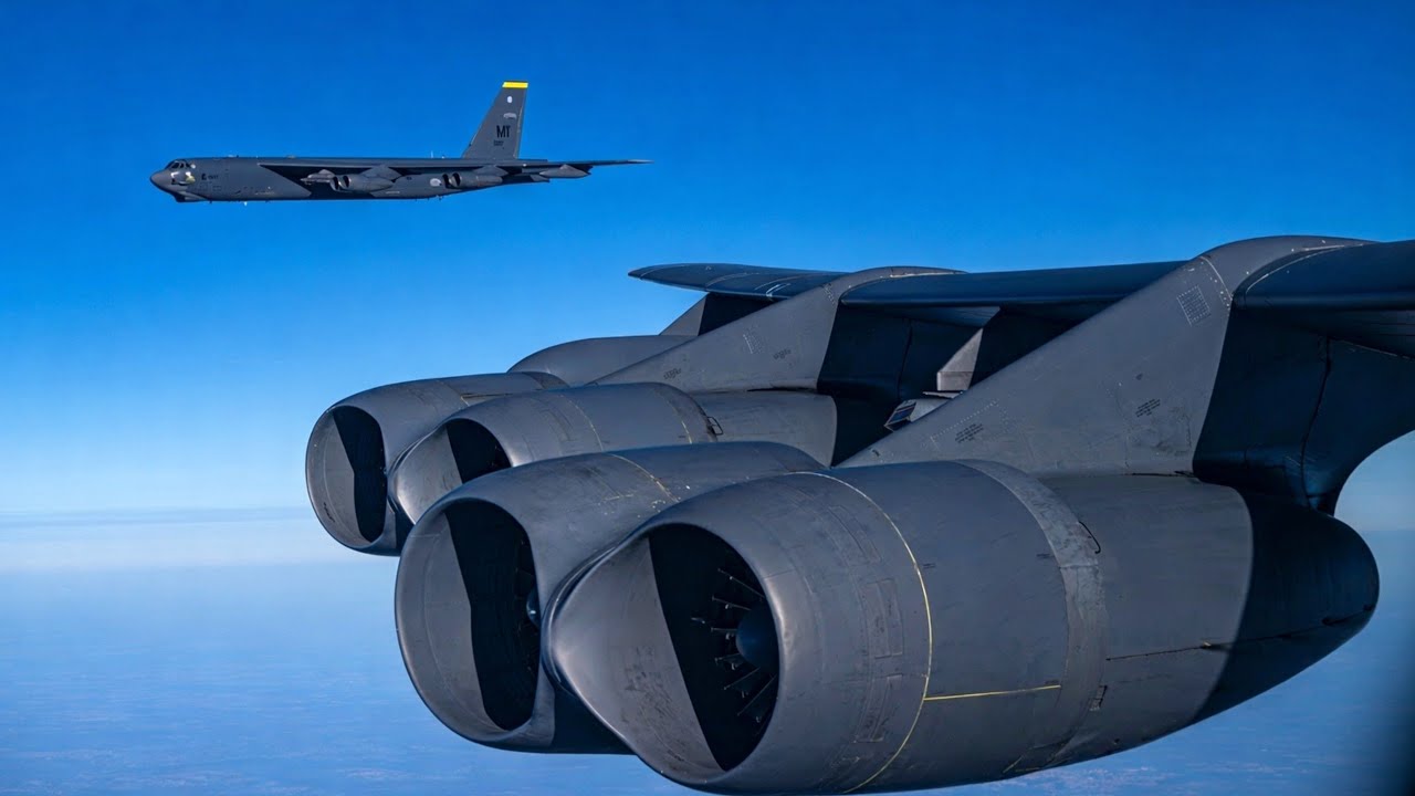 70 Years Old, Still in Operation: B-52 Refuels in the Air