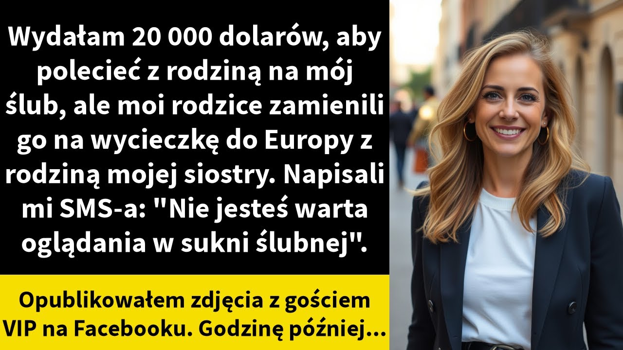 Wydałam 20 000 dolarów, aby polecieć z rodziną na mój ślub,ale moi rodzice zamienili go na wycieczkę