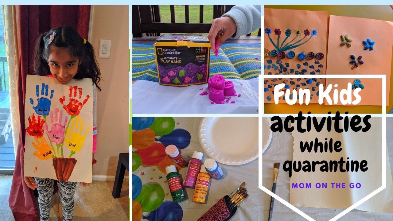 Fun activities to occupy kids during quarantine | Easy Lockdown kids activities | Mom on the go