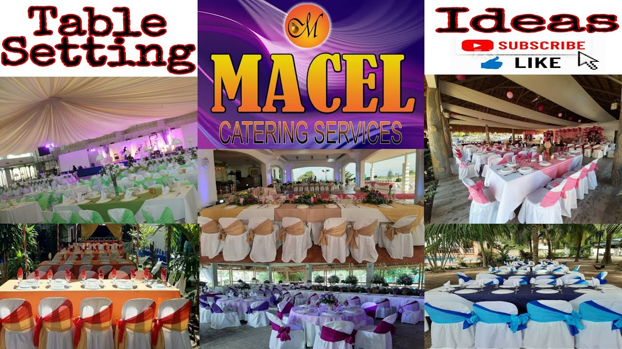 Table Setting Ideas | Part 1 | MACEL Catering Services