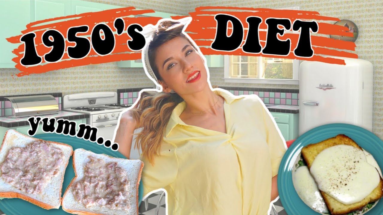 Eating A 1950's DIET And Testing Their BEAUTY STANDARDS