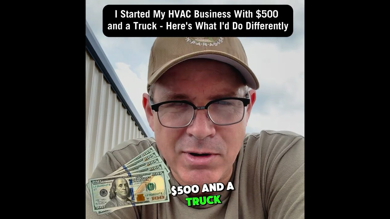 How I Scaled My HVAC Company Faster After Starting With $500 & A Truck