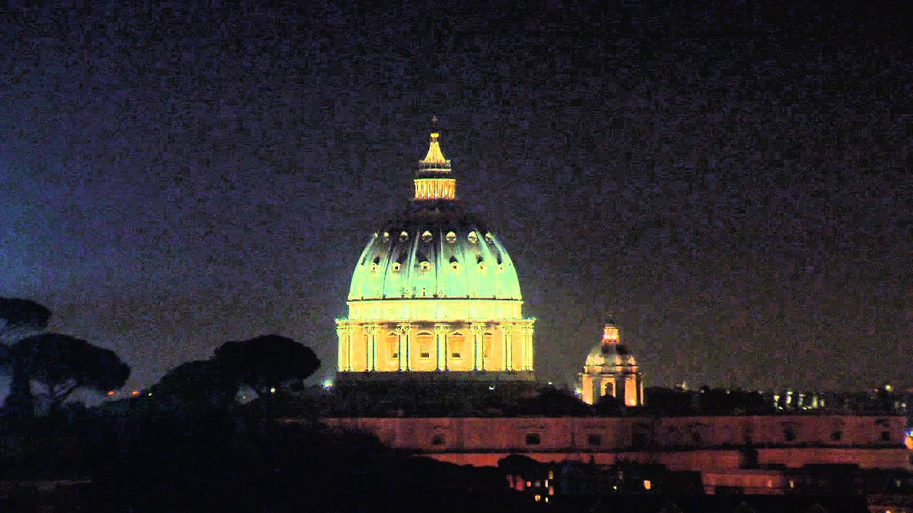 ACEA Luci led Basilica San Pietro Inaugurazione dicembre 2014