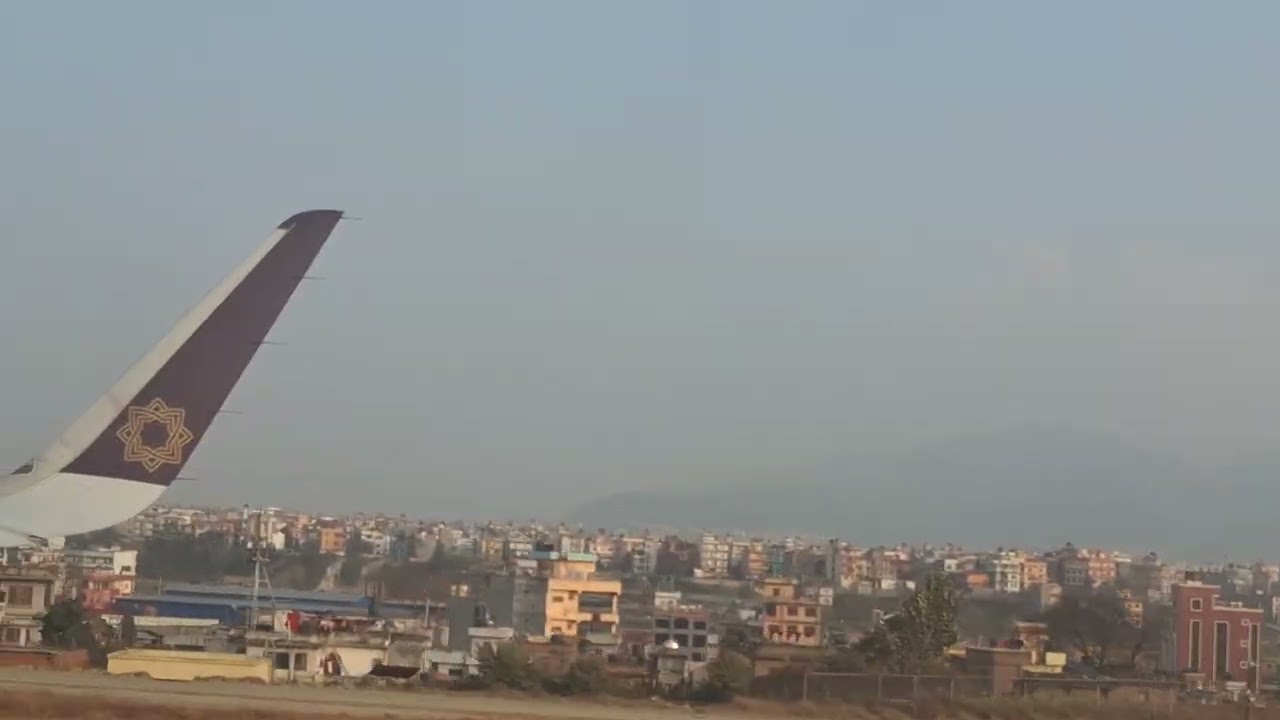 Vistara (air india) while take up in tribhuwan int'l airport Kathmandu Nepal
