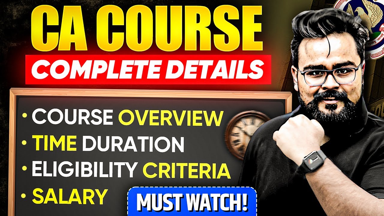 CA Course Complete Details | CA Overview, Eligibility, Duration, Fees 💯 | GAURAV JAIN
