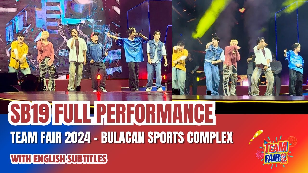 [ENG SUB] SB19 Full Performance at TeaM Fair 2024 in Malolos, Bulacan | October 12, 2024
