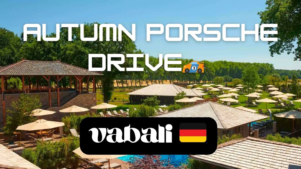 Autumn Drive to Vabali Spa 🍂 | Barmbek to Glinde in a Porsche Panamera 🇩🇪 [ASMR City to Countryside]