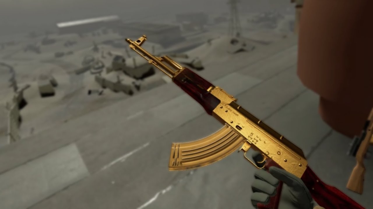 ITR - Golden AKM retexture mod
