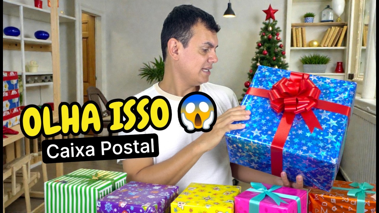 VOLTEI DAS F&Eacute;RIAS ABRINDO PRESENTES DA FUBAZADA 😭💖 | Caixa Postal
