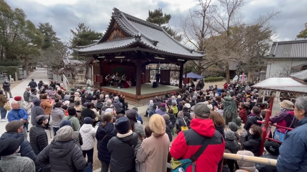 東京大衆歌謡楽団 令和七年 二月十三日 道明寺天満宮 梅まつり 奉納演奏