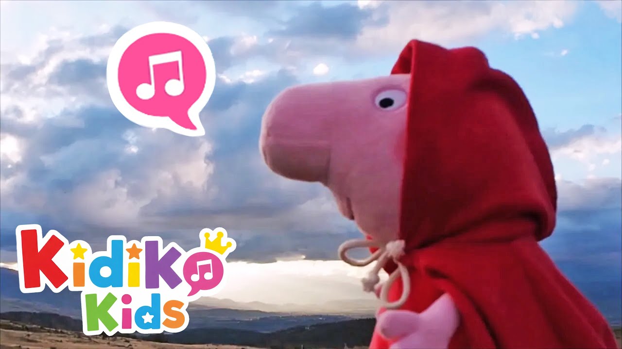 Caperucita Roja Pig y el Lobo Feroz en Español Juguetes | Caperucita Roja Canción KOKOROKO