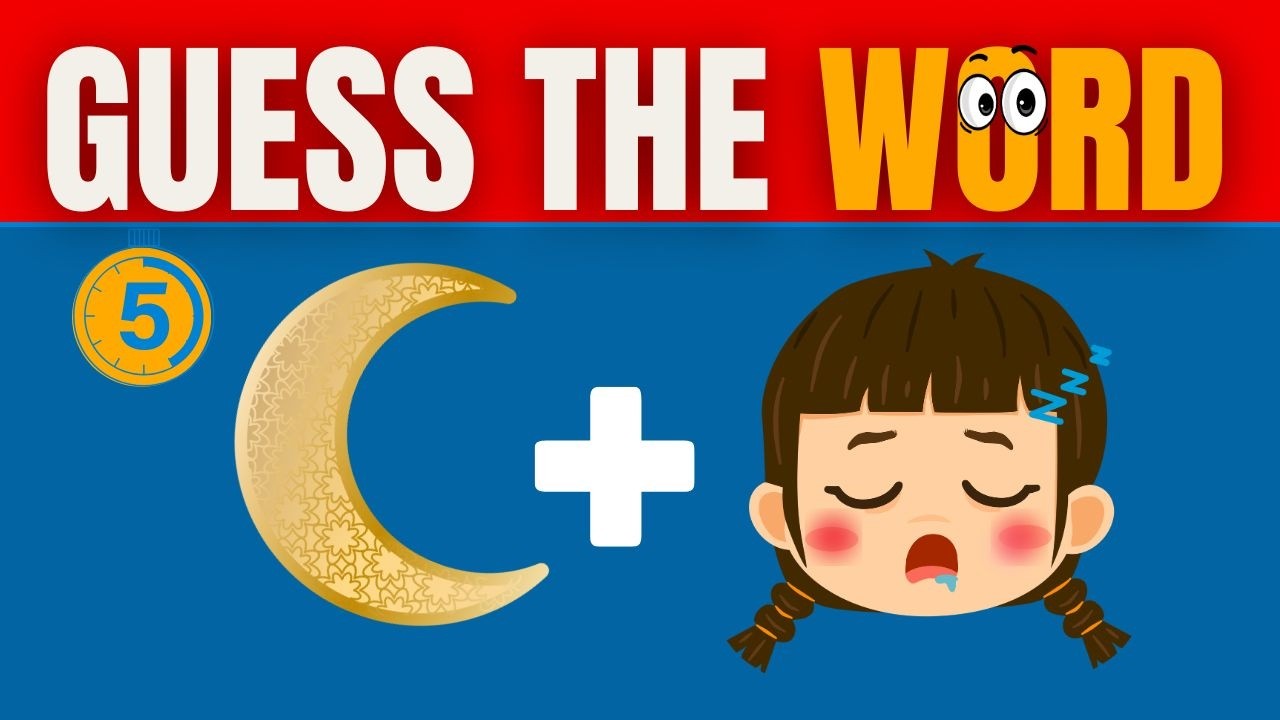 Guess the Word from Emojis 🌙+👧 | Brain Teaser Challenge 2026