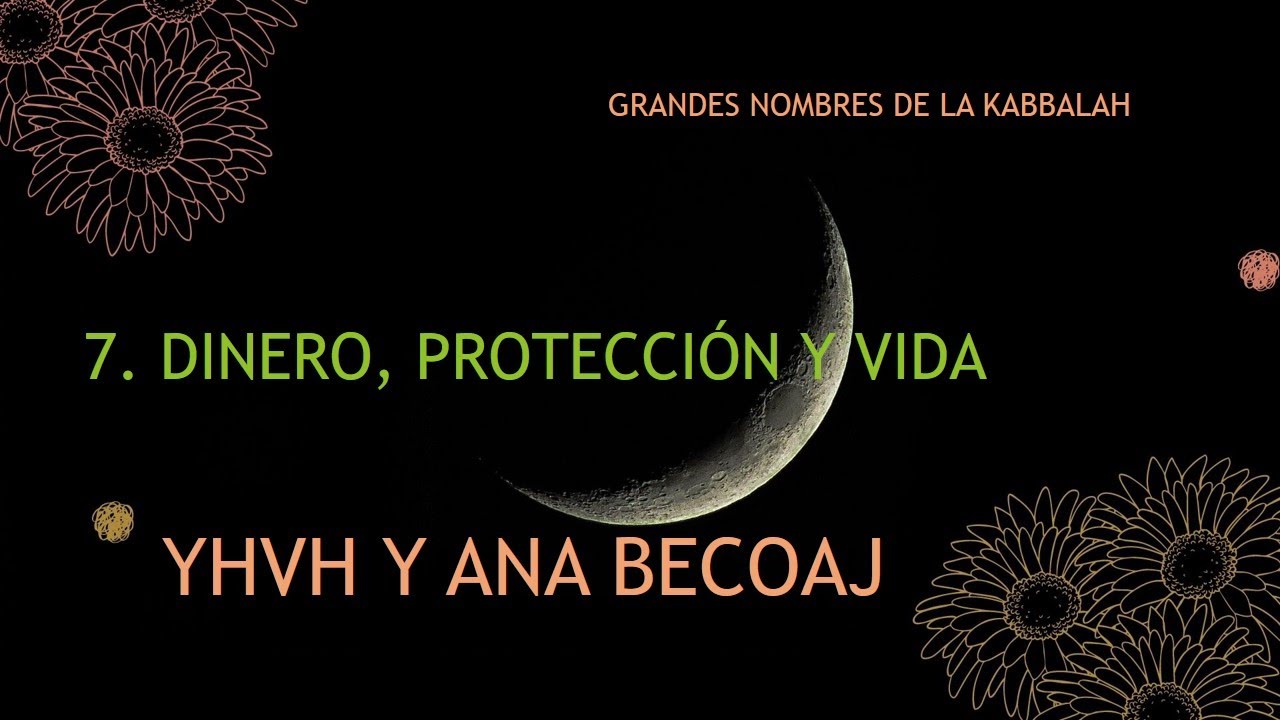 7. DINERO Y PROTECCIÓN. Ana Becoaj /  YHVH