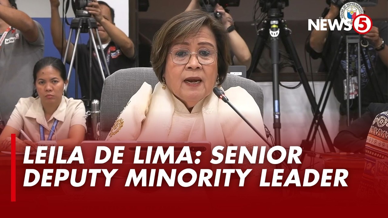 Leila de Lima, hinalal bilang Senior Deputy Minority Leader