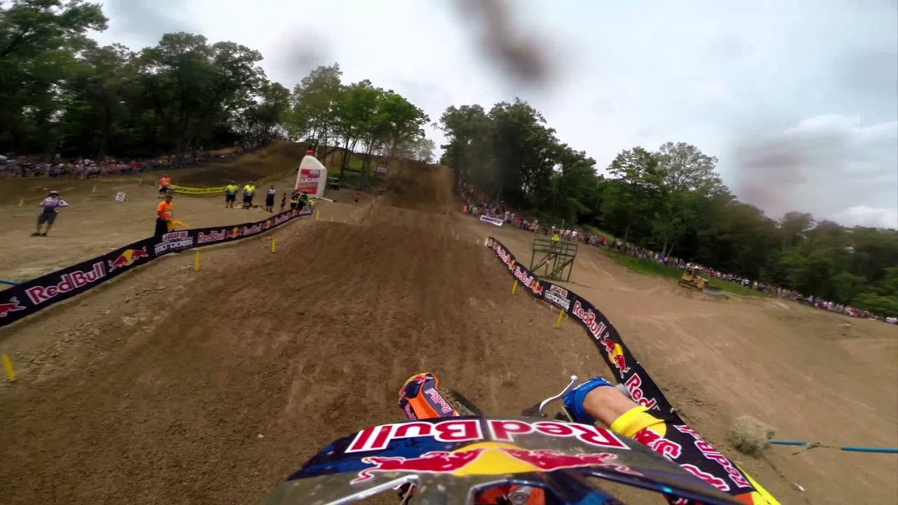 GoPro HD: Ken Roczen Lap 1 Moto 1 - Spring Creek MX Lucas Oil Pro Motocross Championship 2014