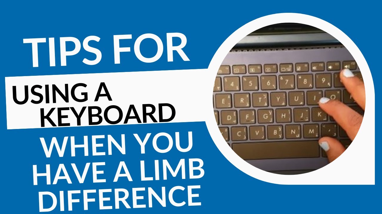 Typing on a laptop: Embracing Our Limb Differences &ndash; Ashlyn |  AboutKidsHealth at SickKids