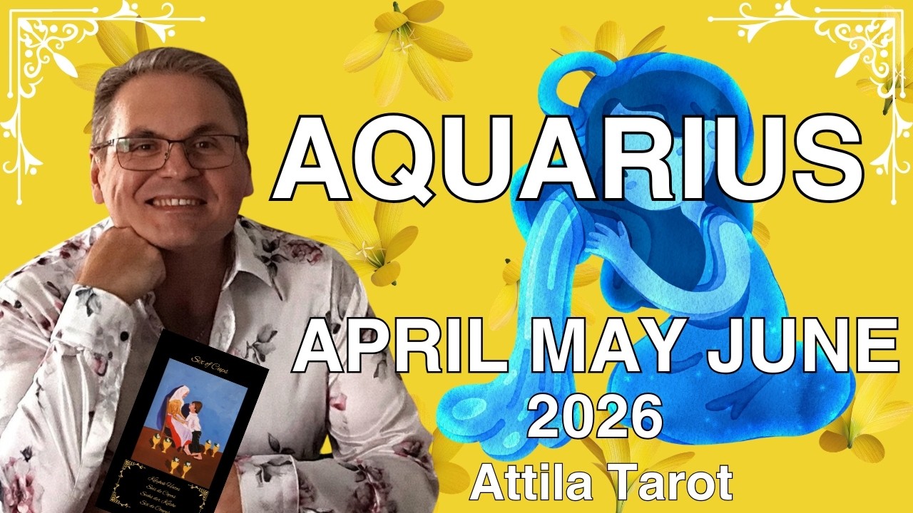 ♒️Водолей Апрель Май Июнь 2026💰 ВАЖНО, СРОЧНО ❤️Гадание на Таро о деньгах, карьере и любви