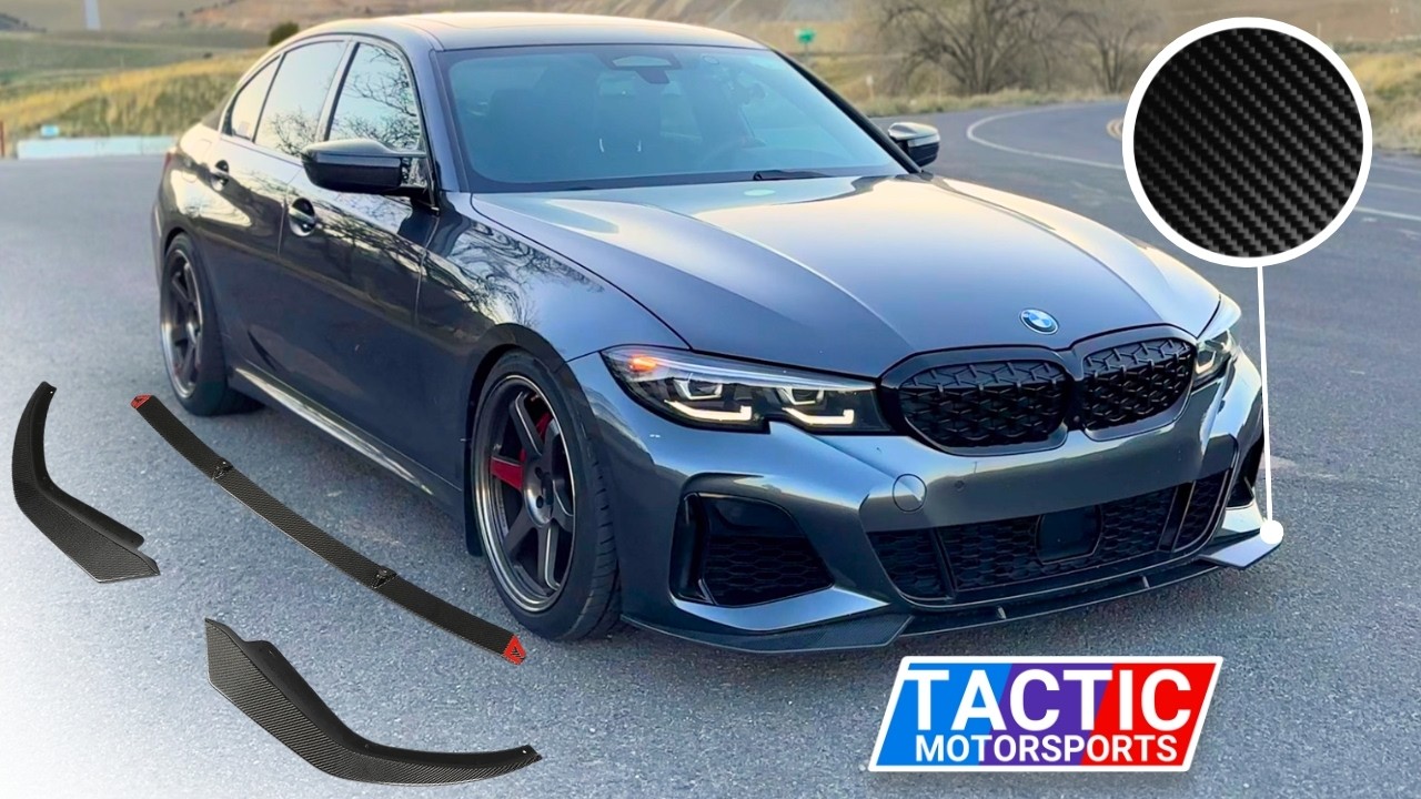 M340i Carbon Fiber Front Lip Install DIY | EHOONS G20 Build Ep. 9