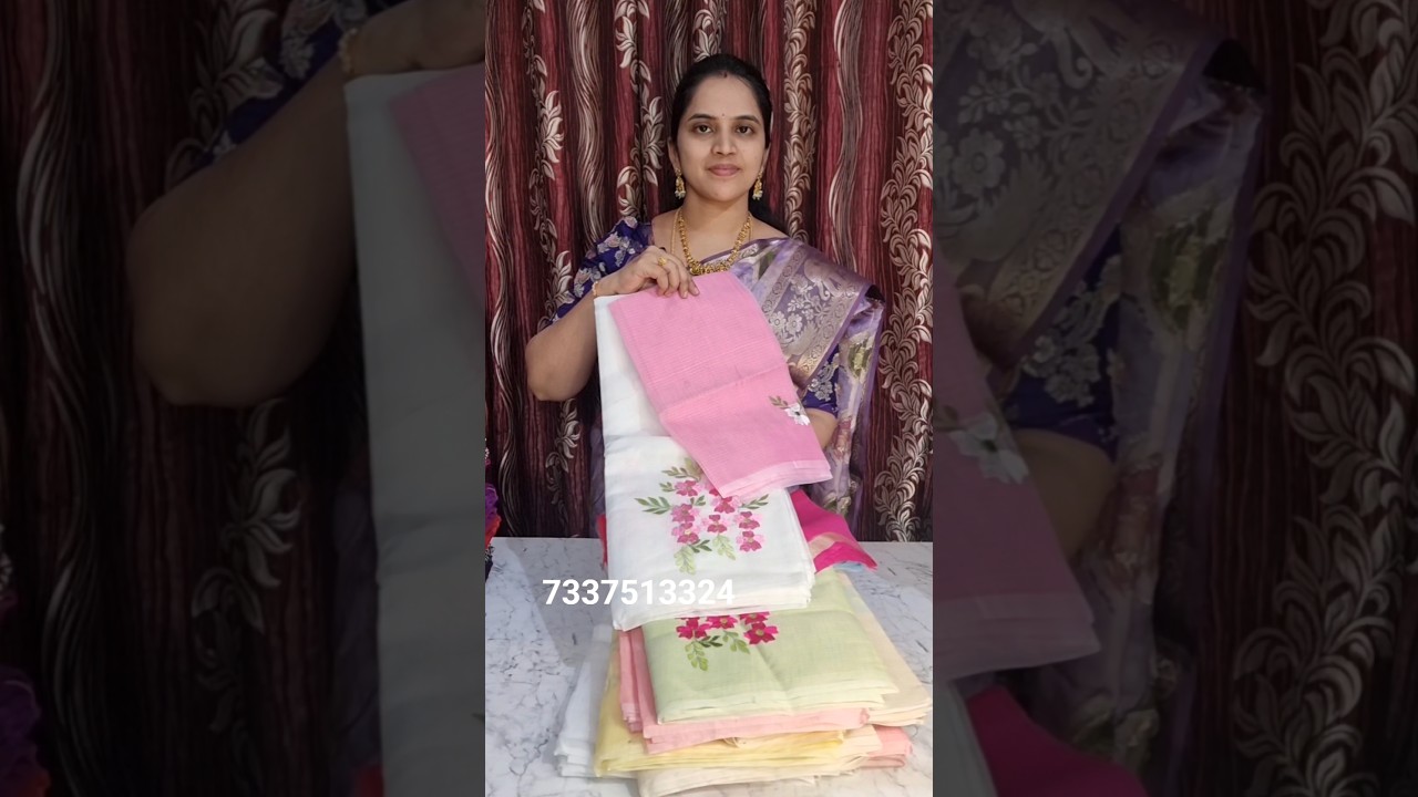 mix kota embroidery#1200/-#trending sarees#dakshi collections