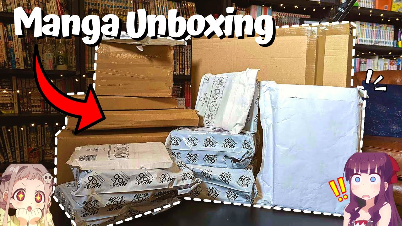 SUPER MEGA MANGA UNBOXING ヾ(^▽^*)))