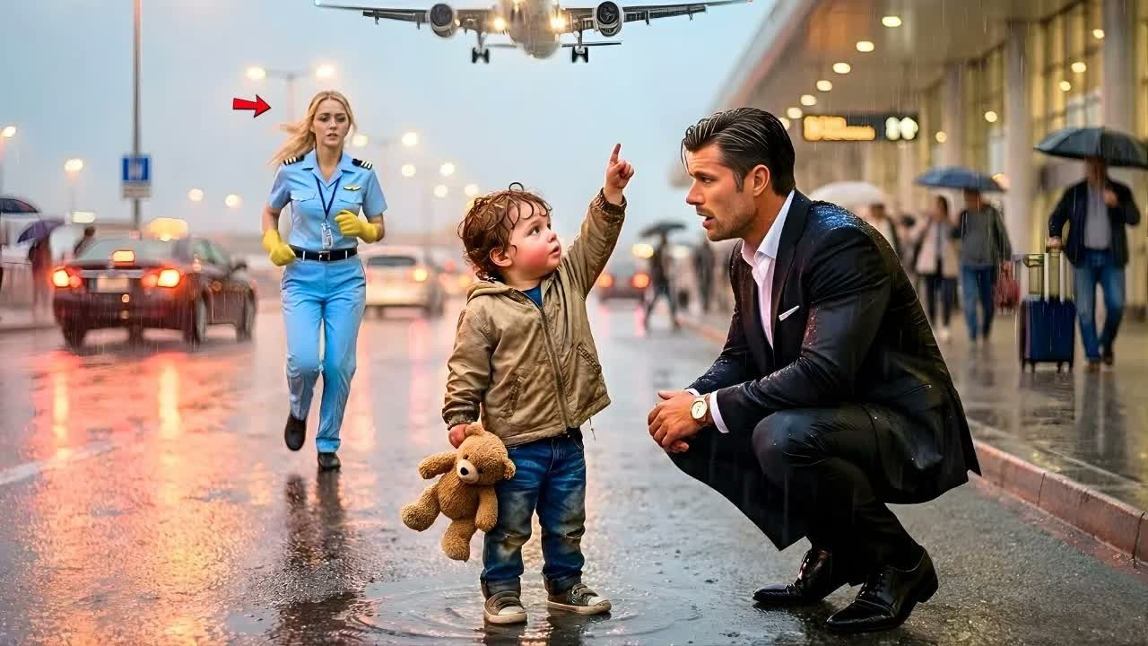„Mein Papa ist im Himmel ... Helfen Sie uns heim？“ – sagte ein Junge zum einsamen CEO am Flughafen