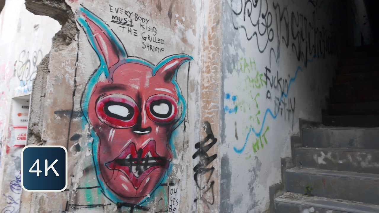 Inside Bali’s Haunted Taman Festival 🎭 | Creepy Abandoned Theme Park Walk 4K