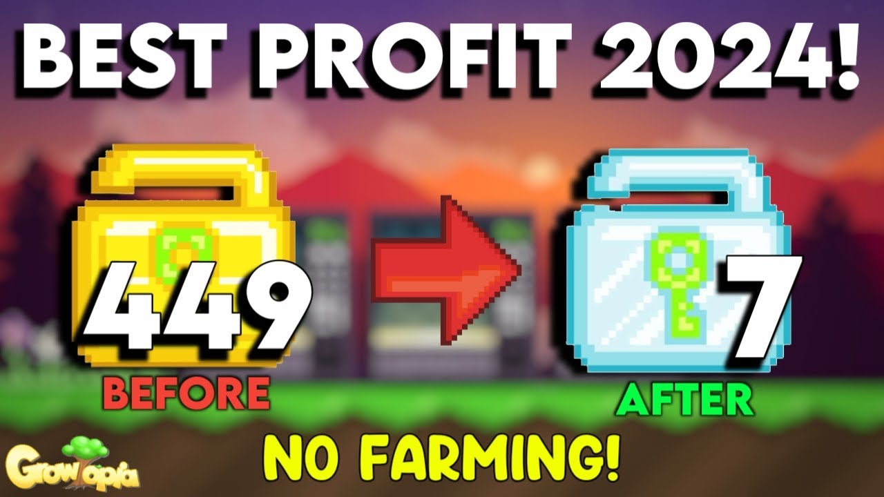 HOW TO PROFIT WITH 449 WL!!! BEST PROFIT 2024 | GrowTopia Profit