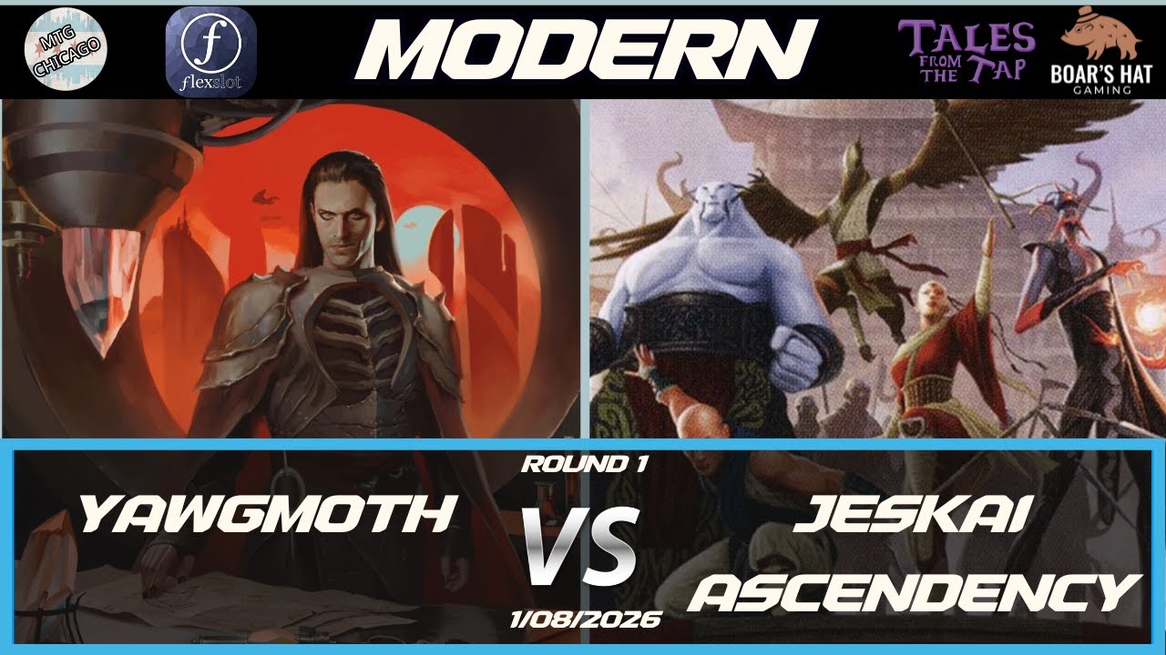 Yawgmoth VS Jeskai Ascendency [MTG Modern, 1 раунд]