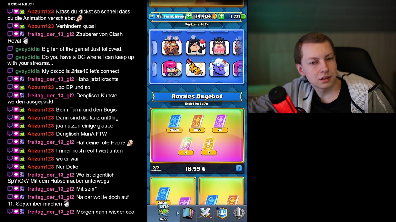 🔴mal wieder Clash Royale | !discord