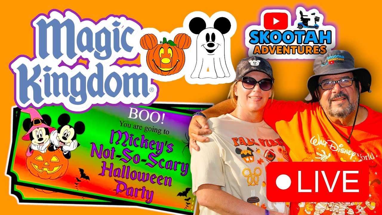 Mickey's NOT So Scary Halloween Party LIVE from Disney World! #DisneyLive #magicKingdomLIVE