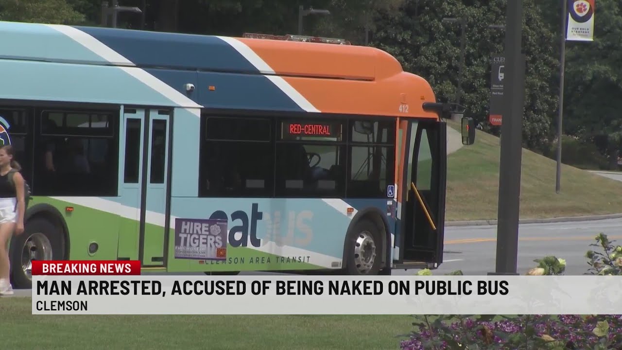 Naked Clemson student accused of assaulting roommate on bus