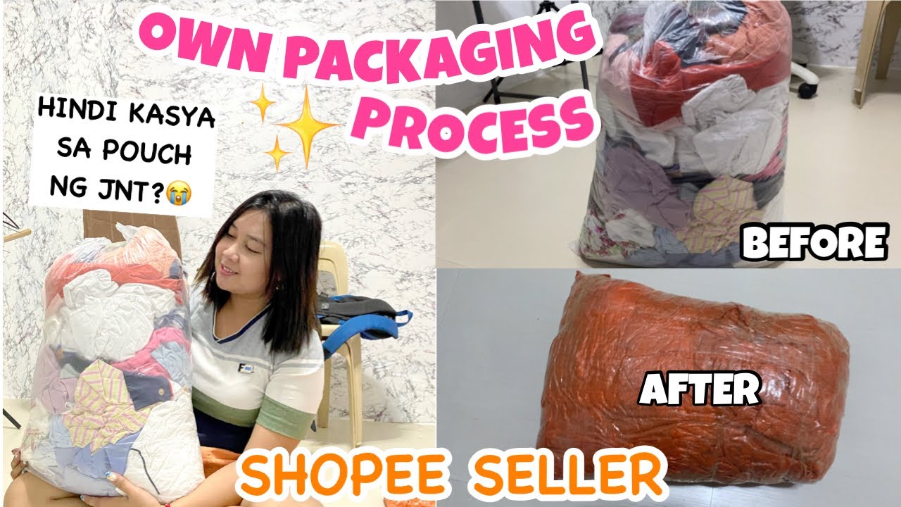 OWN PACKAGING PROCESS AS SHOPEE SELLER! (PAANO KAPAG HINDI KASYA SA POUCH?🥲)| Thatsmarya