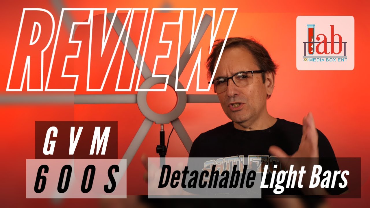 GVM 600S Led Video Lighting Kit Detachable Light Bars