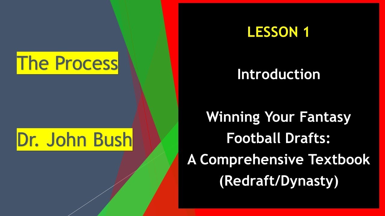 Winning Fantasy Football Drafts_ Lesson 1_Overview.