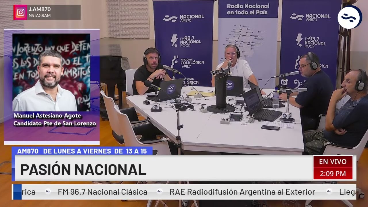 Manuel Astesiano Agote  Candidato Pte de San Lorenzo