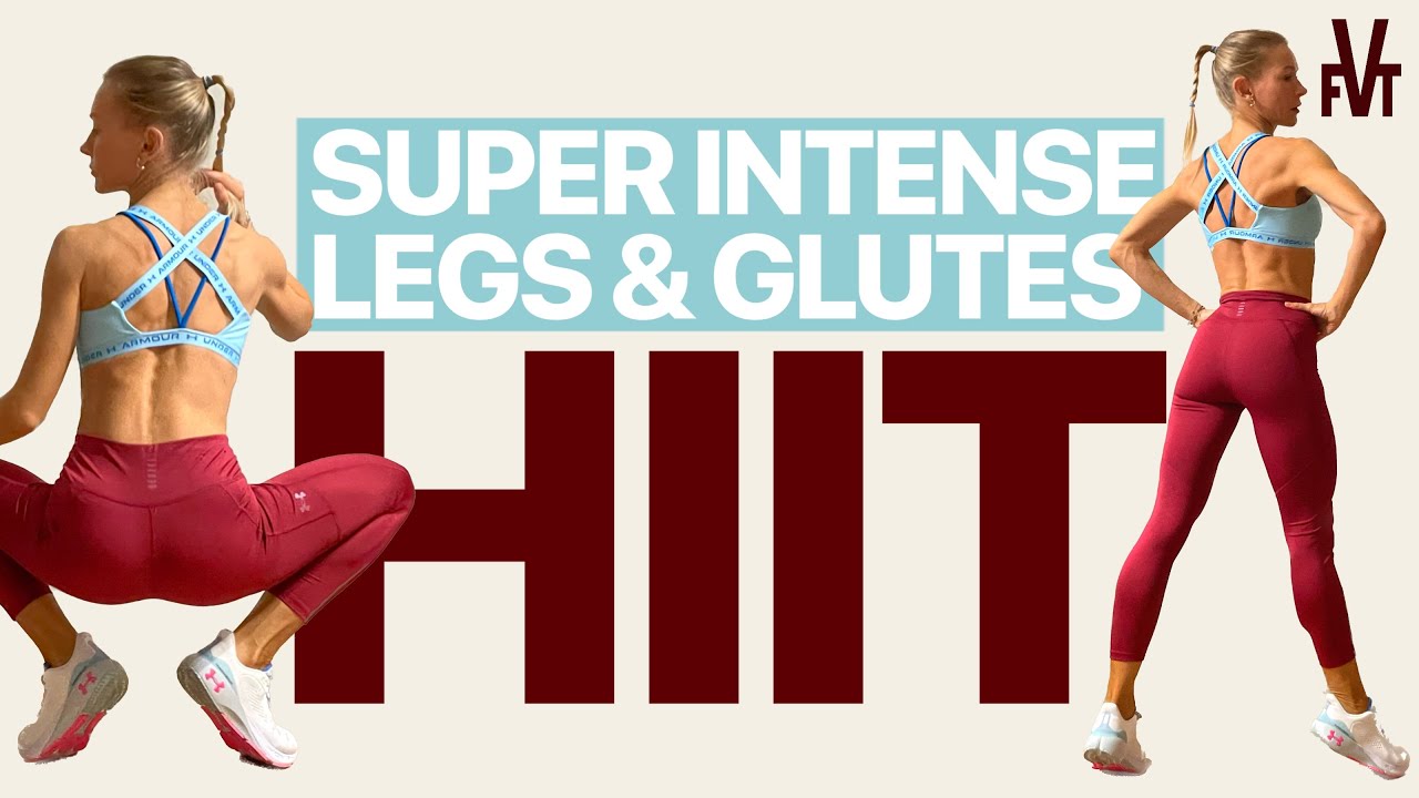 40 MIN HIIT WORKOUT | SUPER INTENSE - LEGS & GLUTES