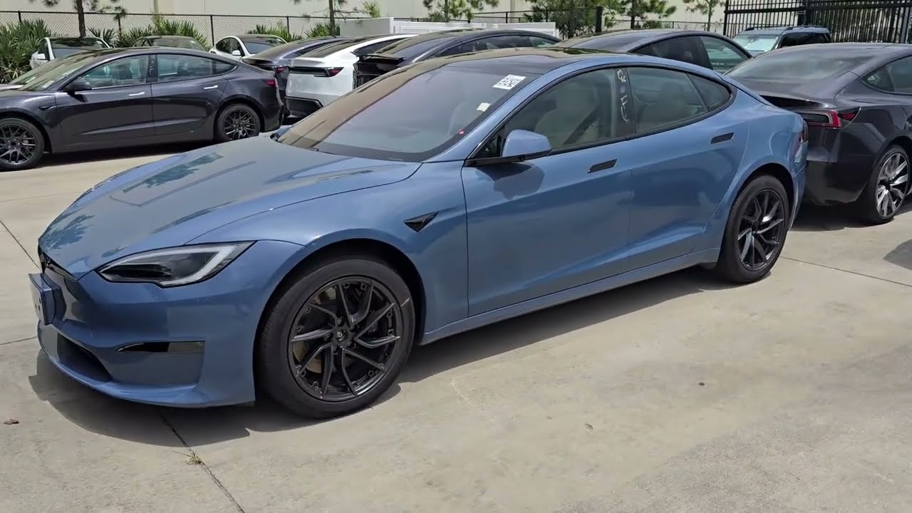 2026 Tesla Model S Frost Blue Metallic