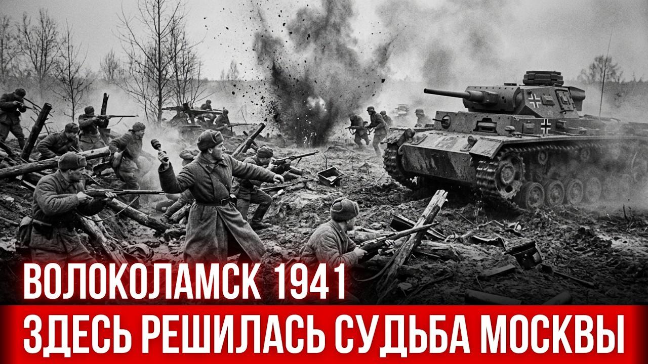 Волоколамск 1941: Последний рубеж Москвы — Почему танки Вермахта здесь ОСТАНОВИЛИСЬ?