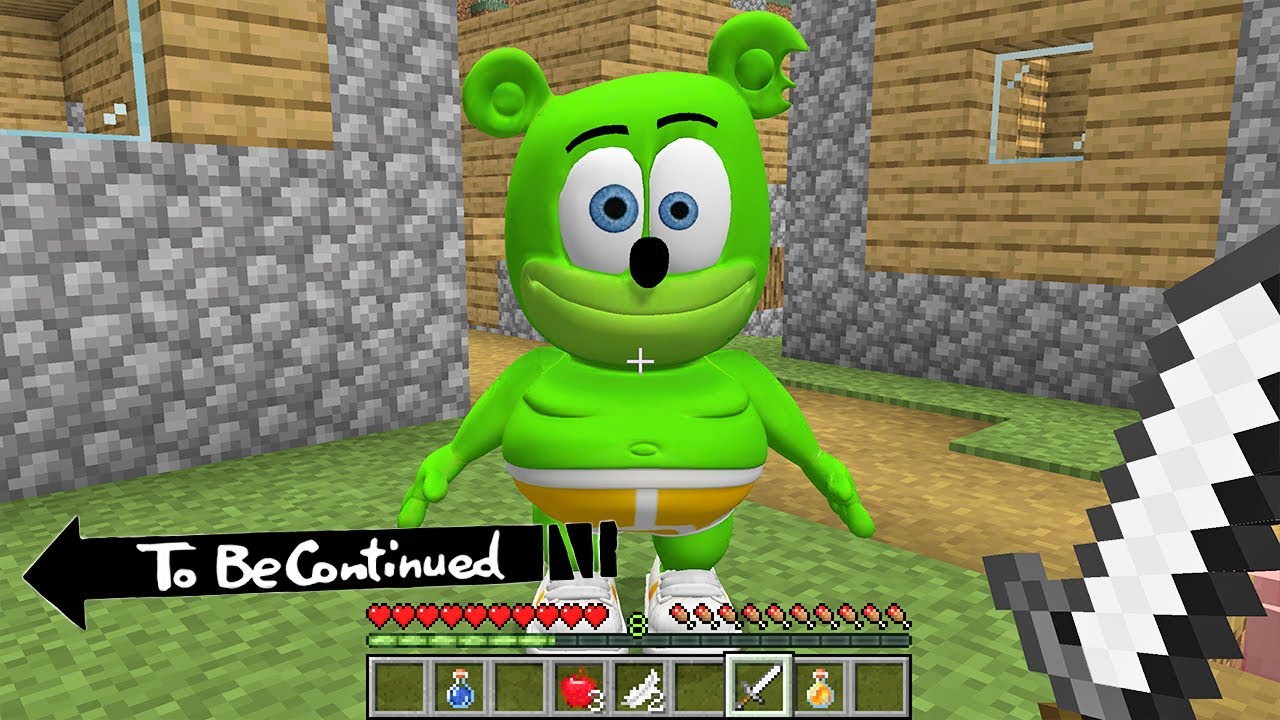 I FOUND realy GUMMY bear in MINECRAFT - To Be Continued