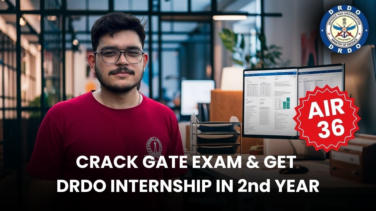 TOPPER's TALK - GATE AIR 36 | How to manage GATE Preparation with College & Internship | DRDO | TI