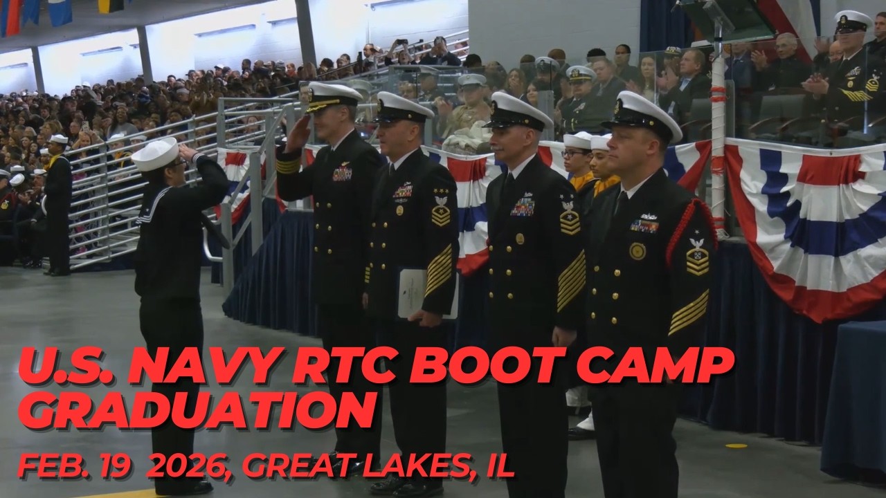 U.S. Navy RTC Boot Camp Graduation, Feb. 19 2026, Great Lakes IL