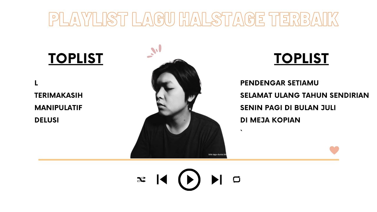 PLAYLIST LAGU TERBAIK HAL || FULL ALBUM